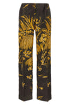 etere 6° pants in all-over floral print silk twill