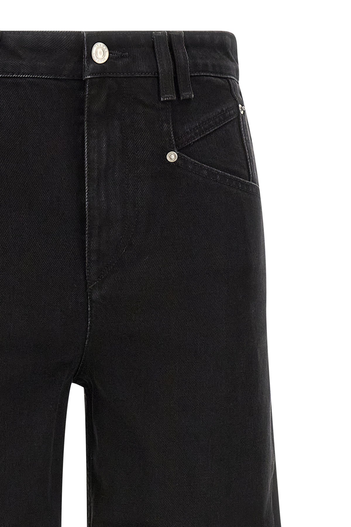 lemony-gz marant etoile jeans define a contemporary silhouette through a precise