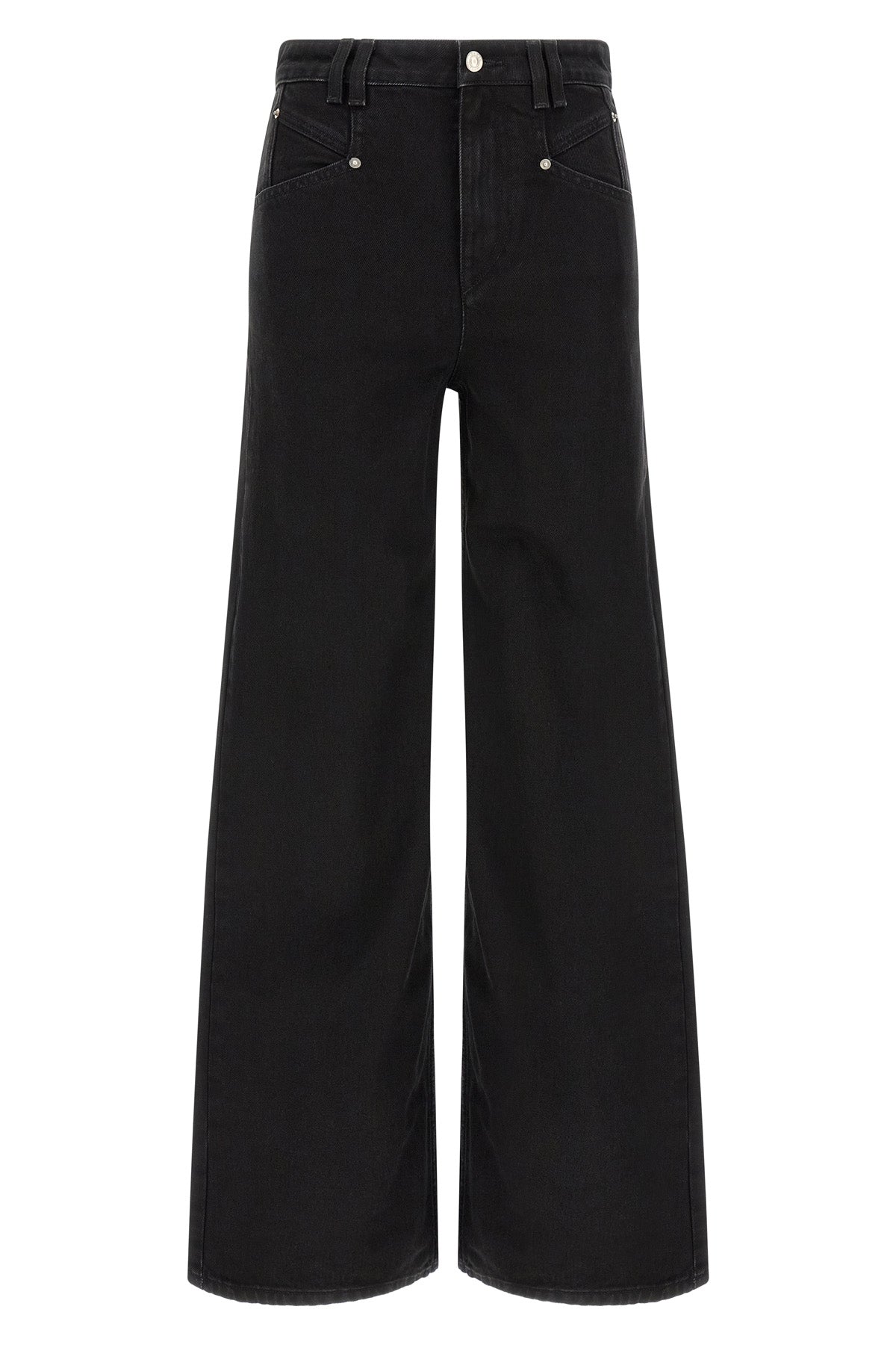 lemony-gz marant etoile jeans define a contemporary silhouette through a precise