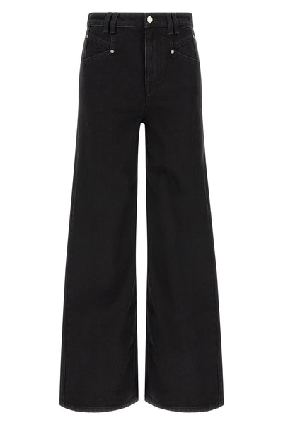 lemony-gz marant etoile jeans define a contemporary silhouette through a precise