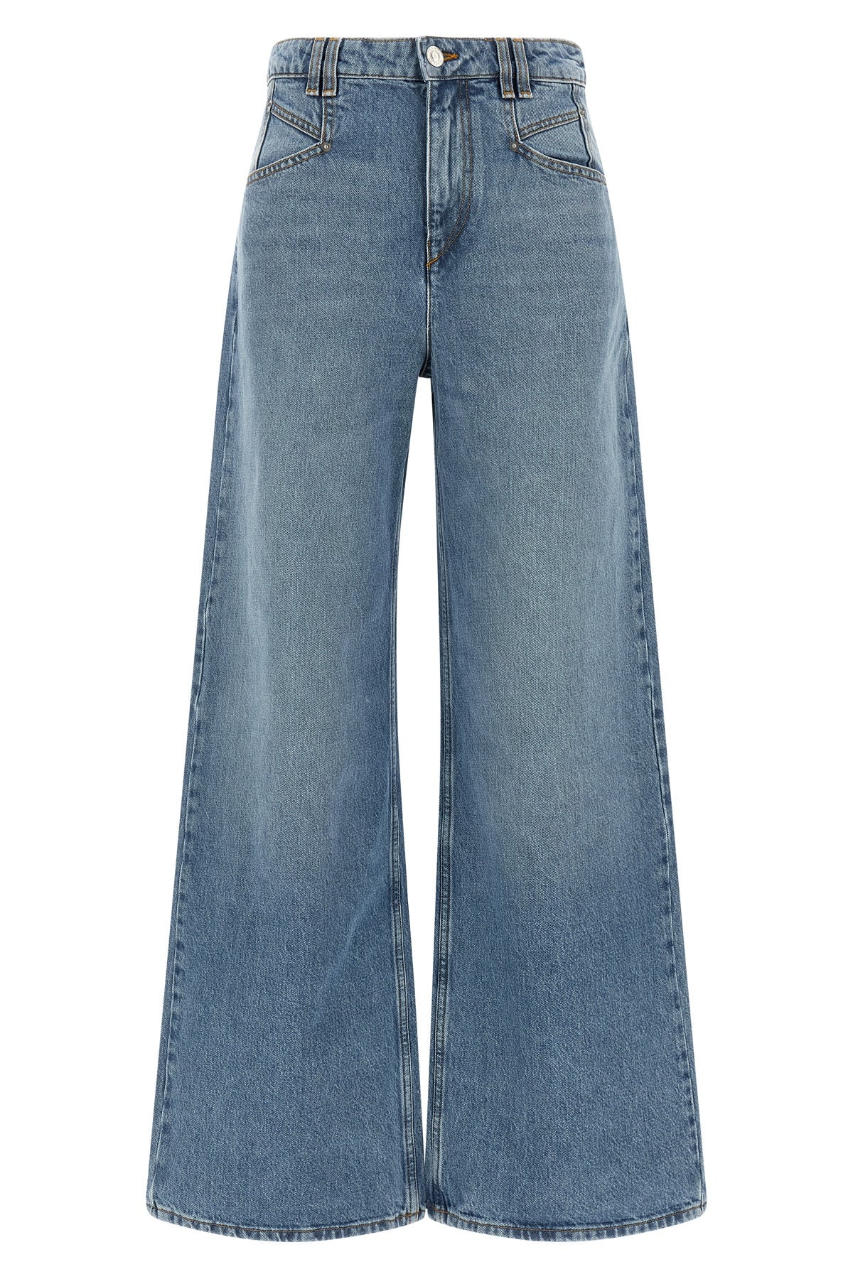 marant etoile lemony jeans redefine the everyday silhouette through a high-waist