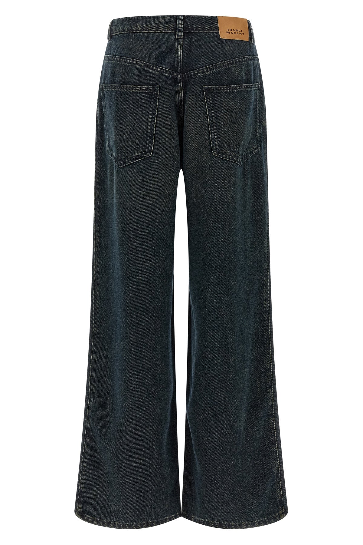 rodayna stone-washed cotton denim jeans