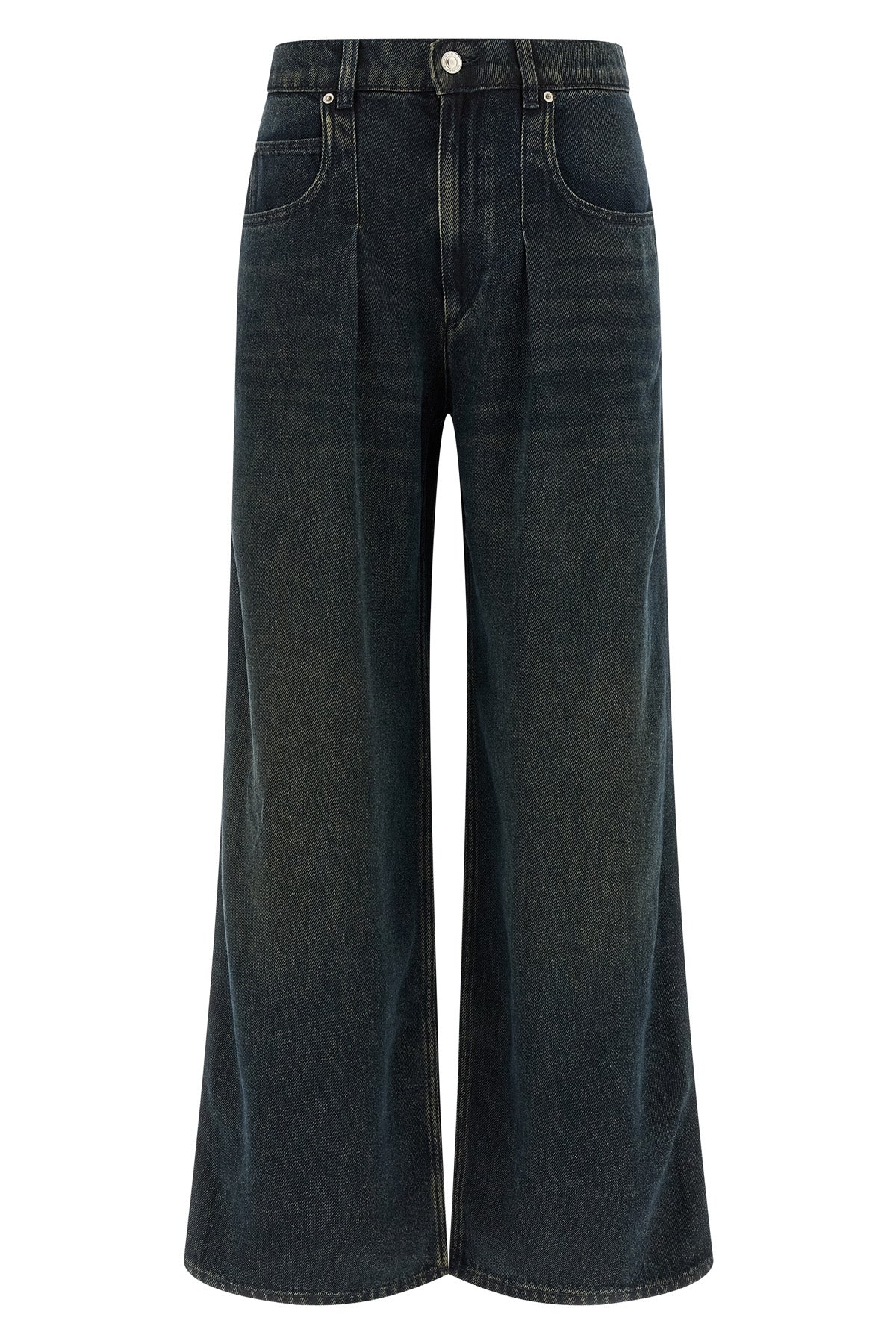 rodayna stone-washed cotton denim jeans