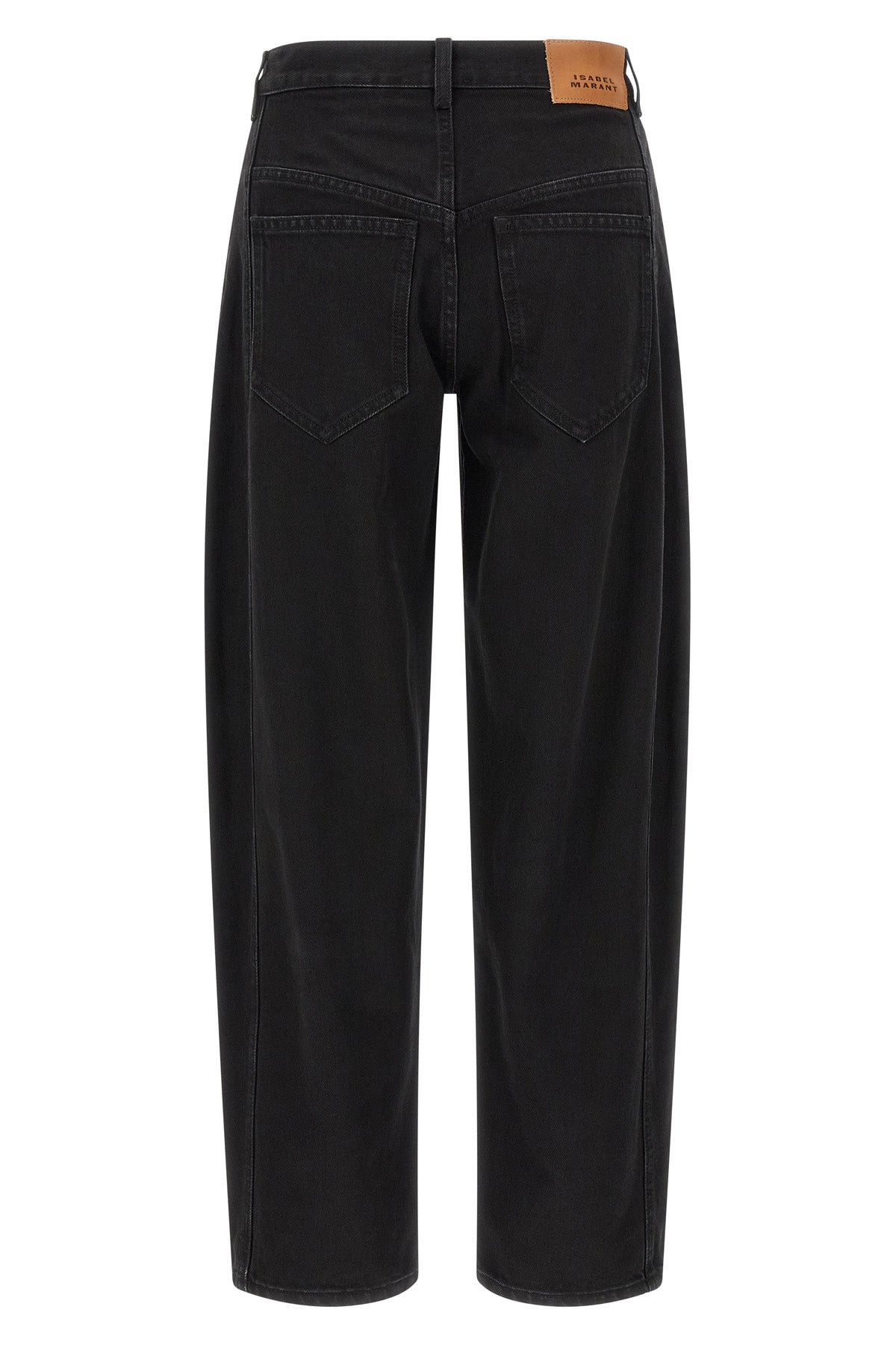 marant etoile oriane jeans redefine the volumes of everyday wardrobe through a d