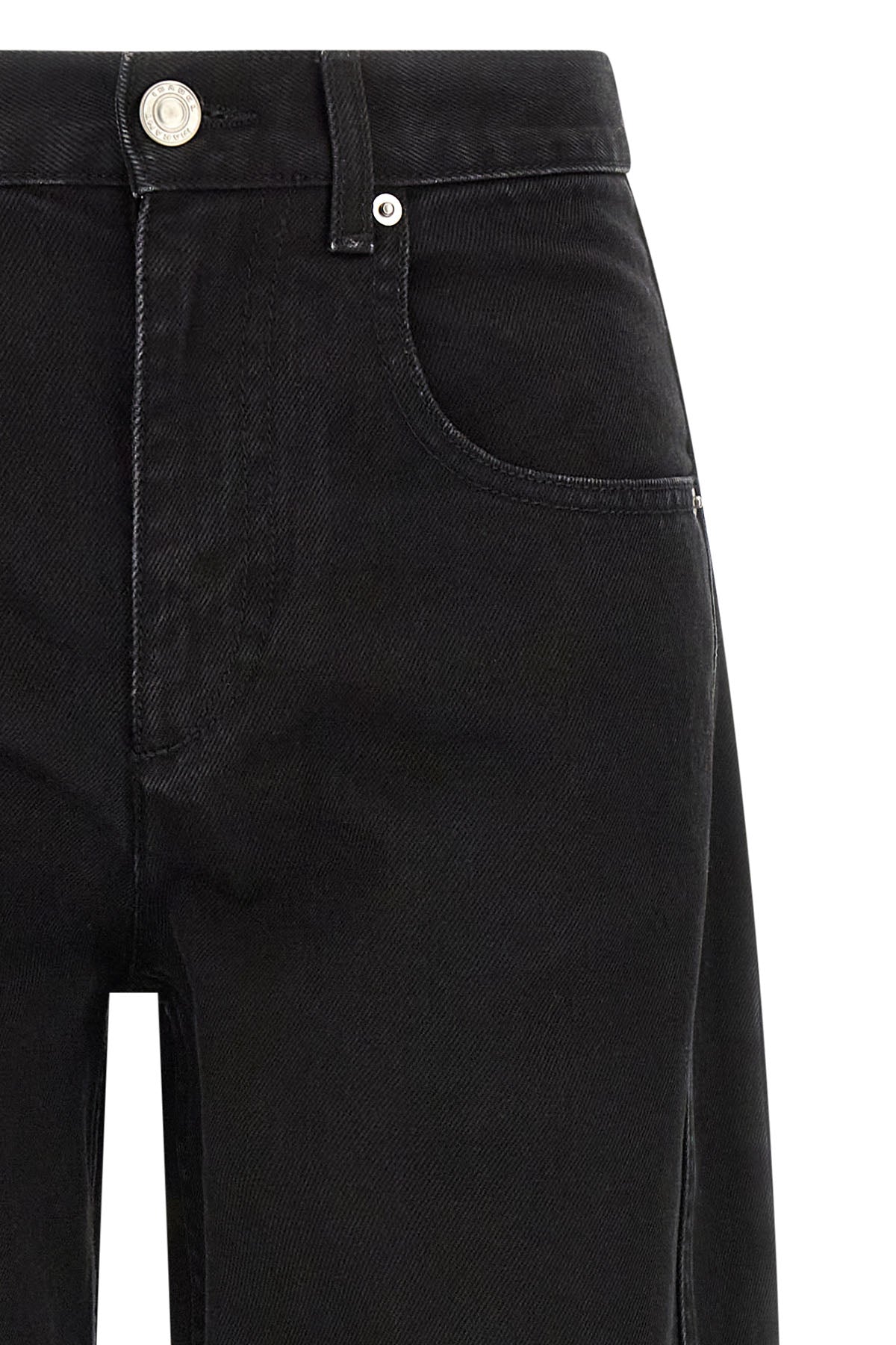 marant etoile oriane jeans redefine the volumes of everyday wardrobe through a d