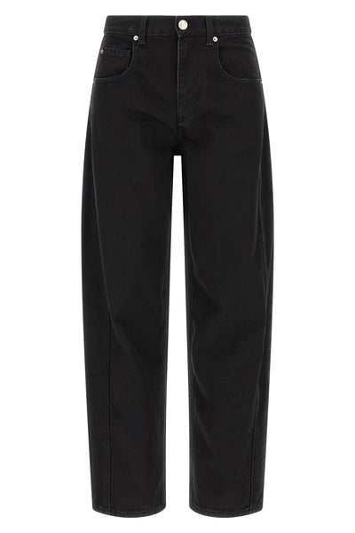 marant etoile oriane jeans redefine the volumes of everyday wardrobe through a d