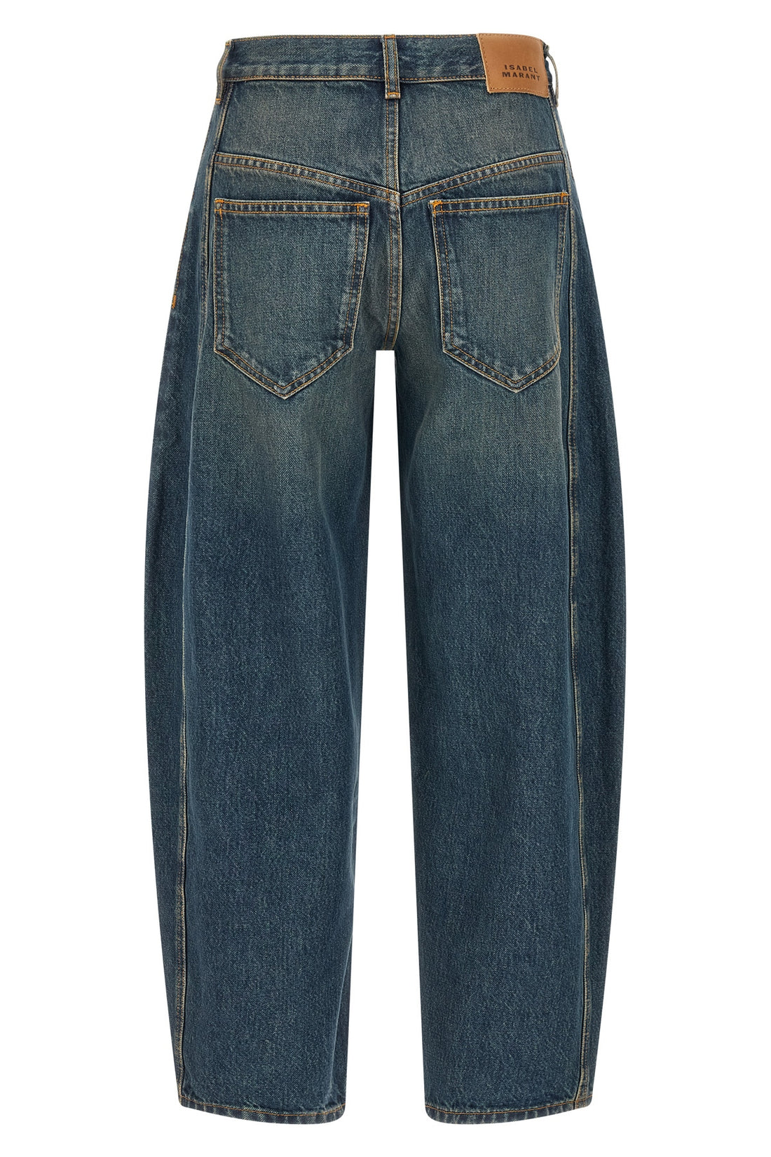 MARANT ETOILE 34 the marant etoile oriane-gz denim pants redefine the volumes of everyday wardrob