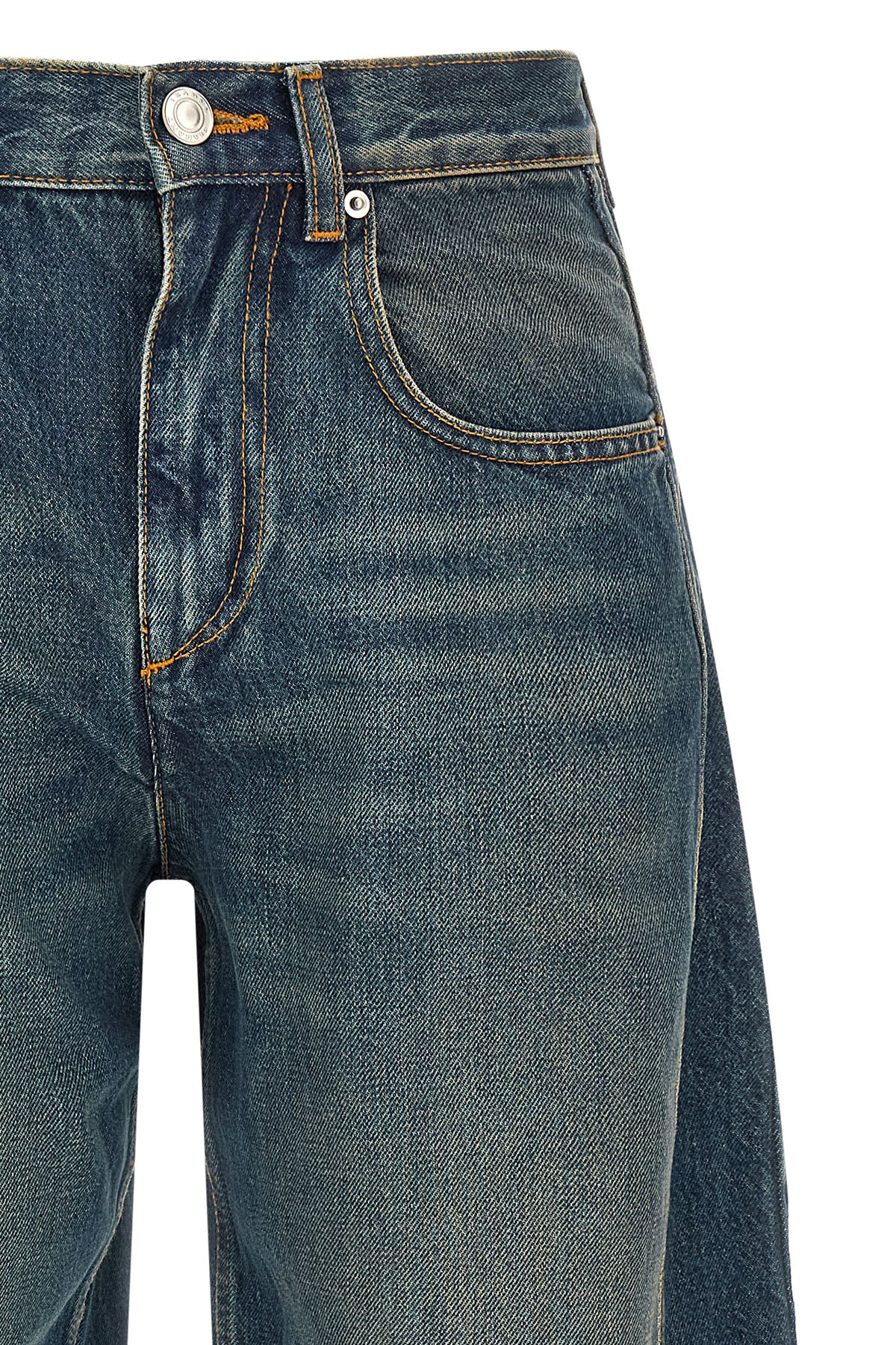 the marant etoile oriane-gz denim pants redefine the volumes of everyday wardrob