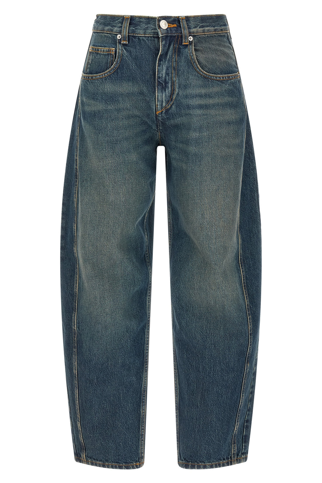 MARANT ETOILE 34 the marant etoile oriane-gz denim pants redefine the volumes of everyday wardrob