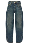 the marant etoile oriane-gz denim pants redefine the volumes of everyday wardrob