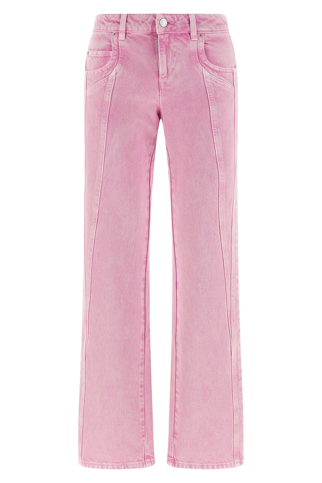 MARANT ETOILE 34 jaylis jeans in delavé cotton denim