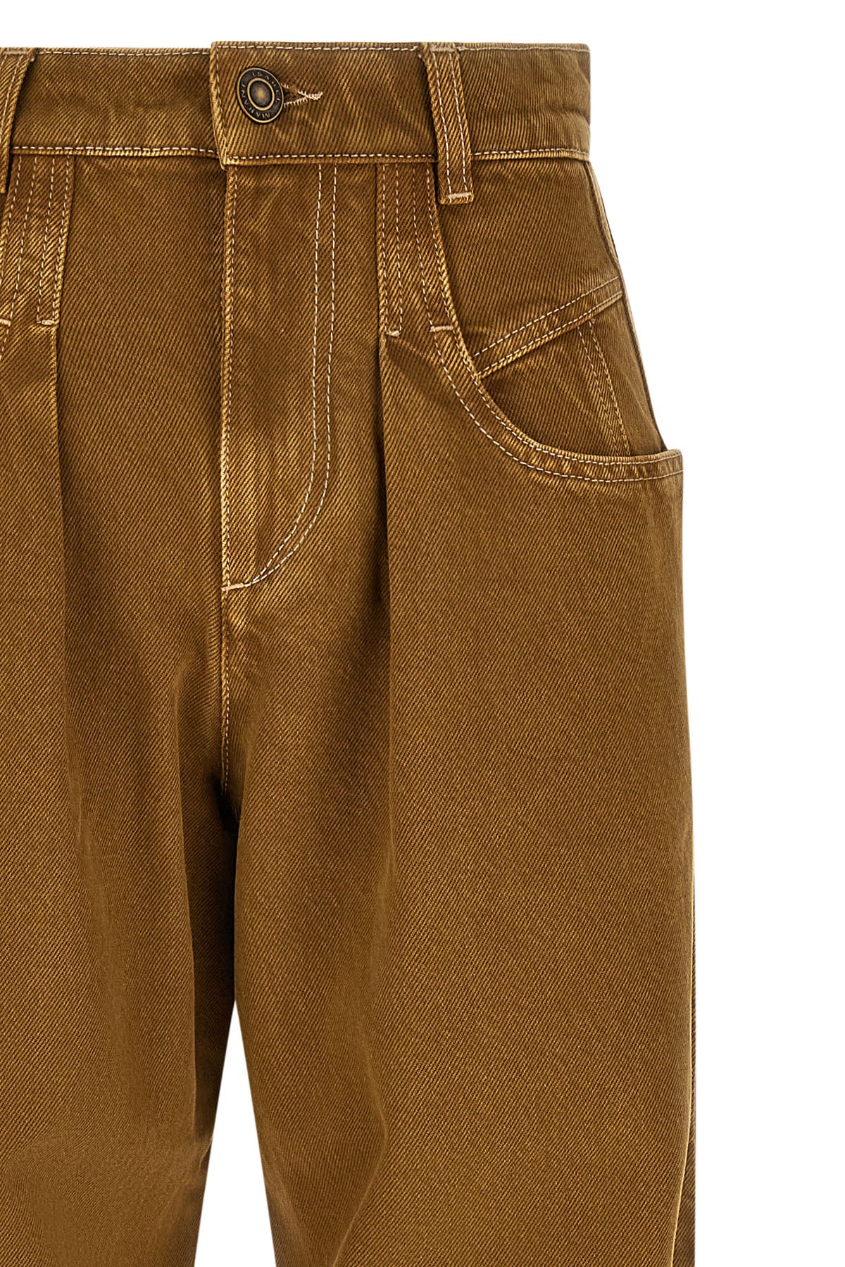 isabel marant lisha-ga jeans redefine the volumes of everyday wardrobe through a