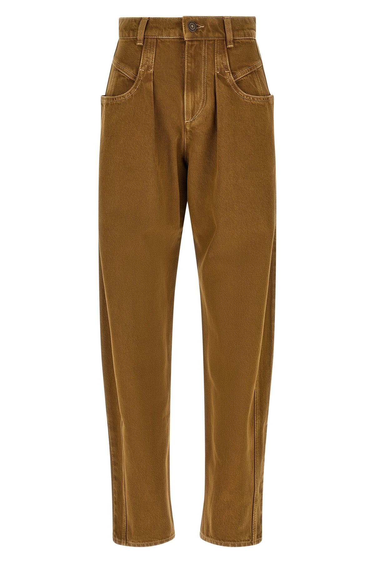 isabel marant lisha-ga jeans redefine the volumes of everyday wardrobe through a