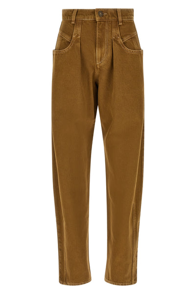 isabel marant lisha-ga jeans redefine the volumes of everyday wardrobe through a
