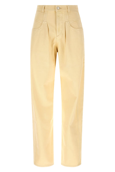 lisha isabel marant jeans redefine the casual silhouette through an impeccable c