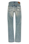 isabel marant daya regular jeans feature a straight-leg silhouette in pure cot