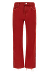 isabel marant daya cropped jeans redefine structured denim through a straight