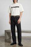twisted workwear cotton denim jeans often dyed garment