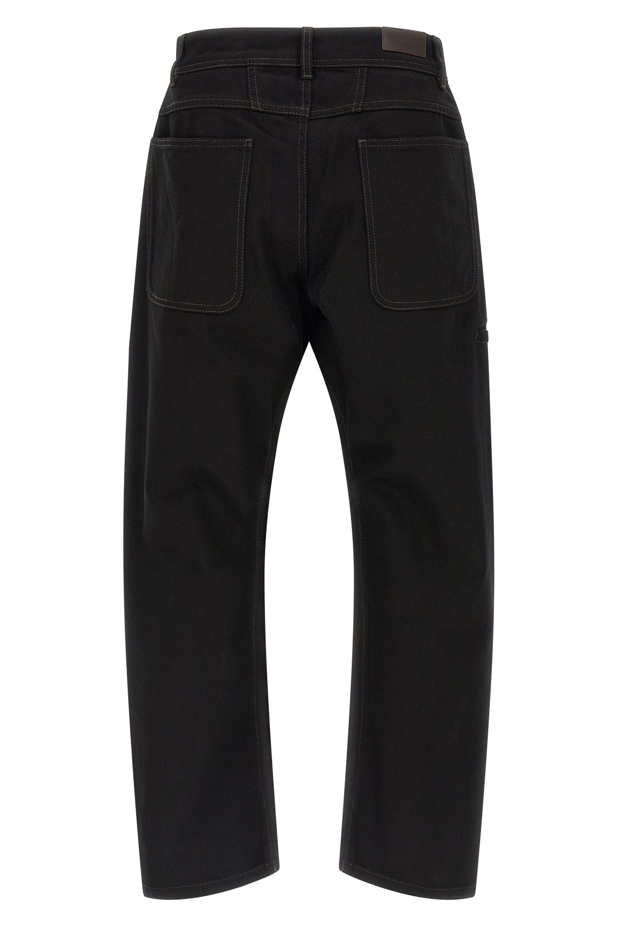 twisted workwear cotton denim jeans often dyed garment