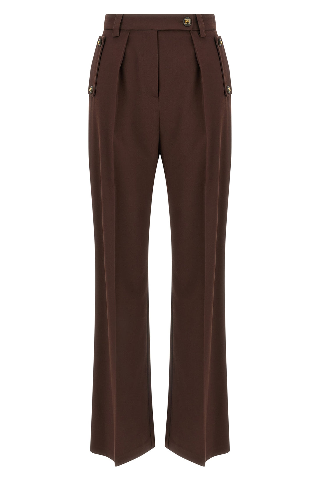 ELISABETTA FRANCHI 40 viscose blend trousers
