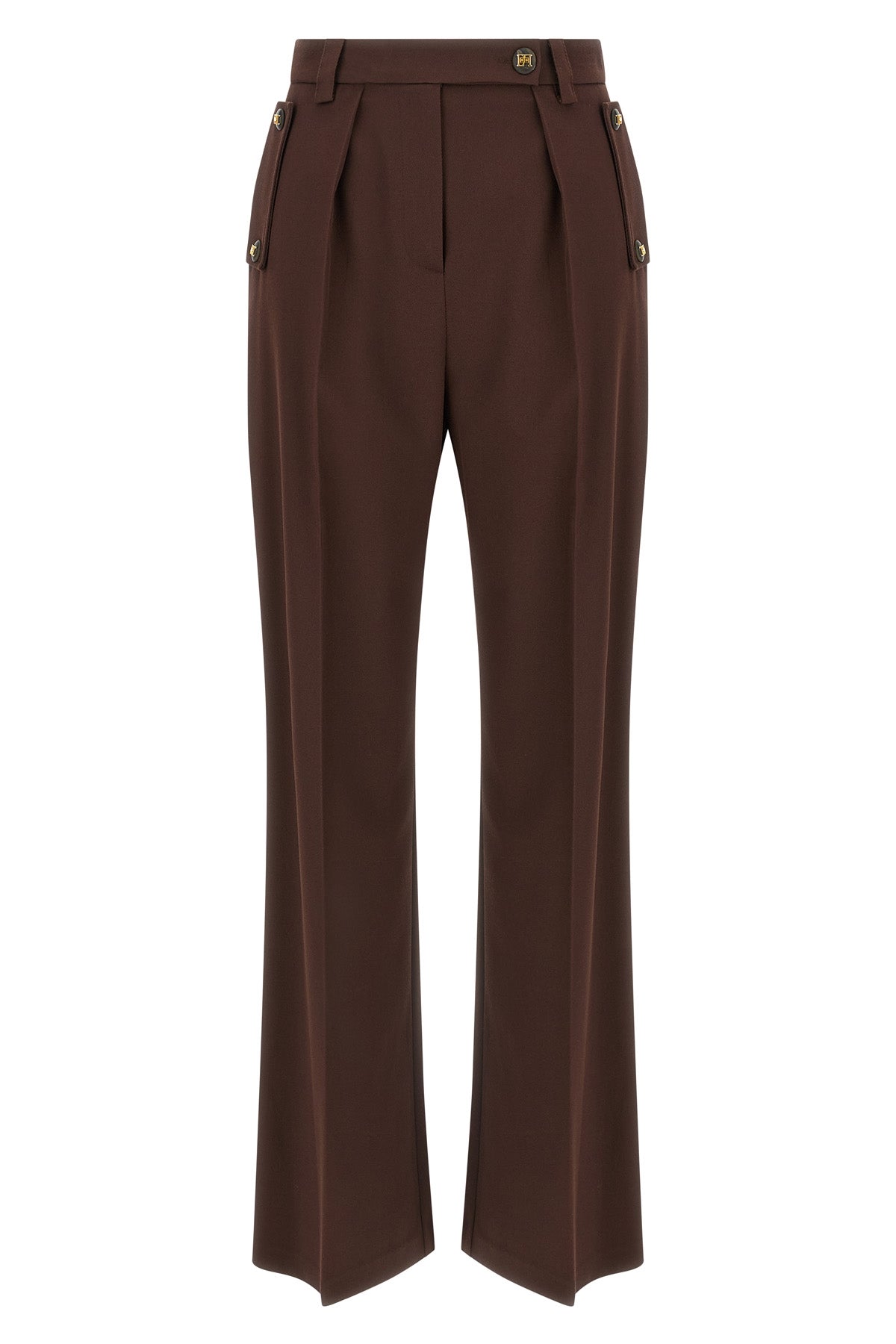 viscose blend trousers