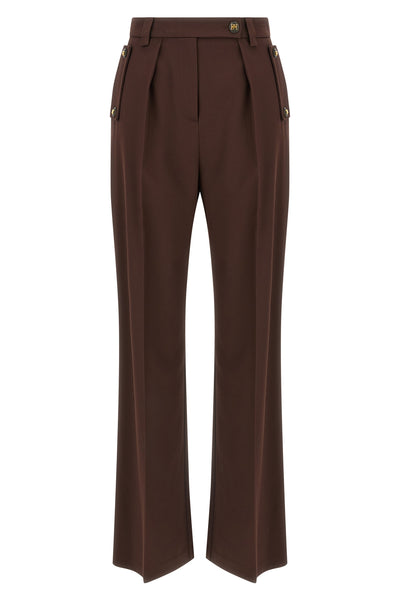 viscose blend trousers
