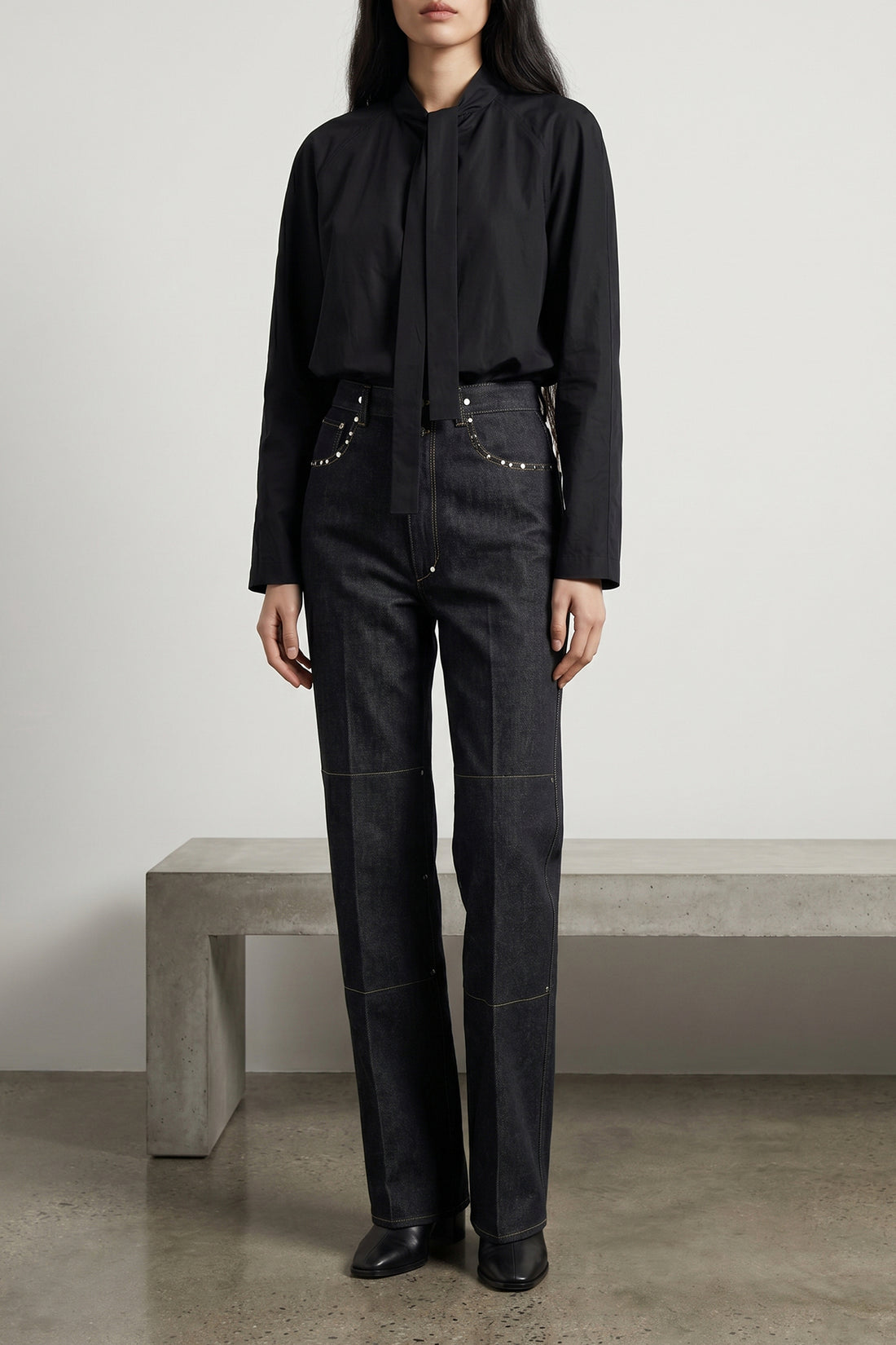 LEMAIRE 36 heavy denim jeans