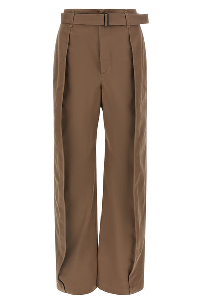 the lemaire rounded trousers redefine the volumes of the contemporary wardrobe