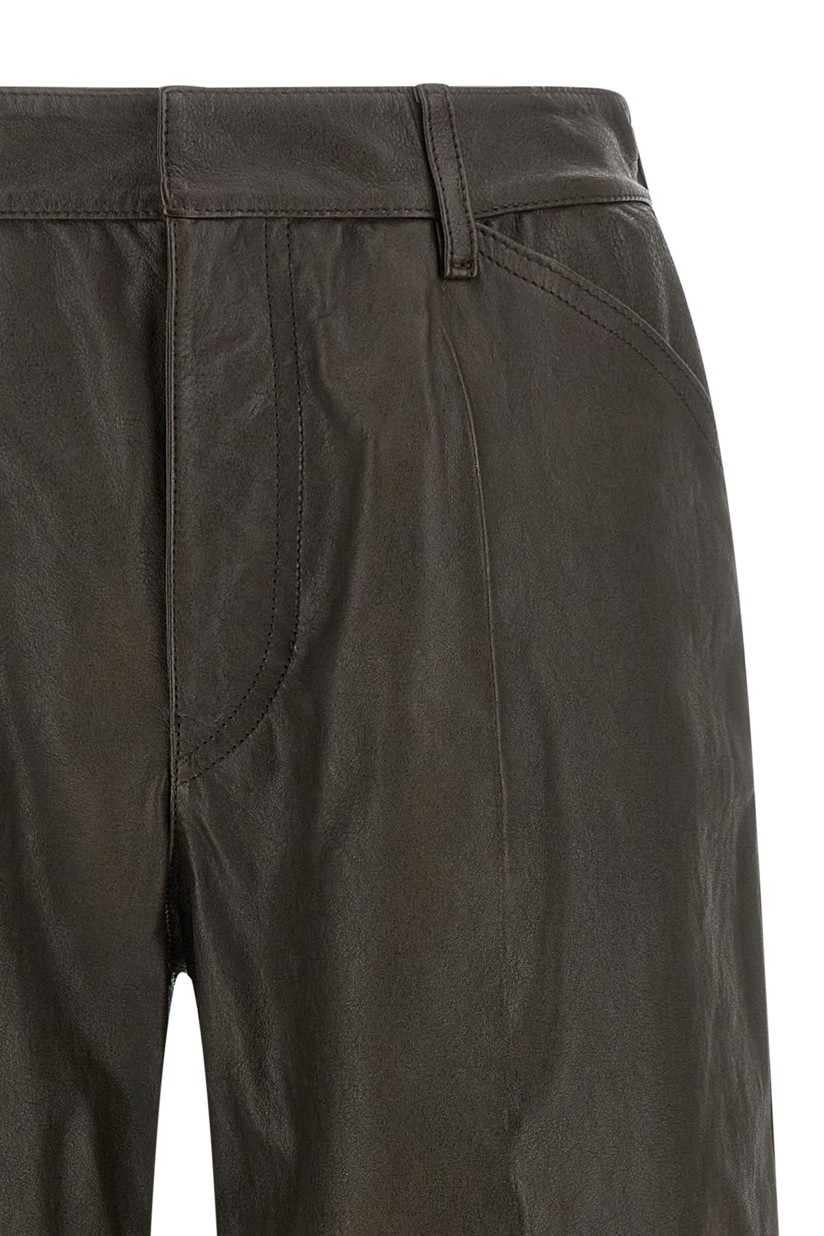 lemaire bermuda shorts embody a casual elegance through structured volumes and q