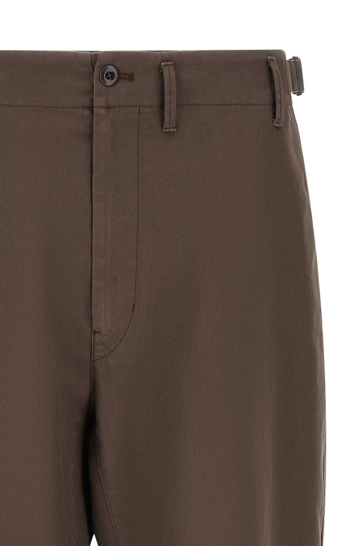 lemaire trousers in heavy cotton twill