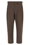 lemaire trousers in heavy cotton twill