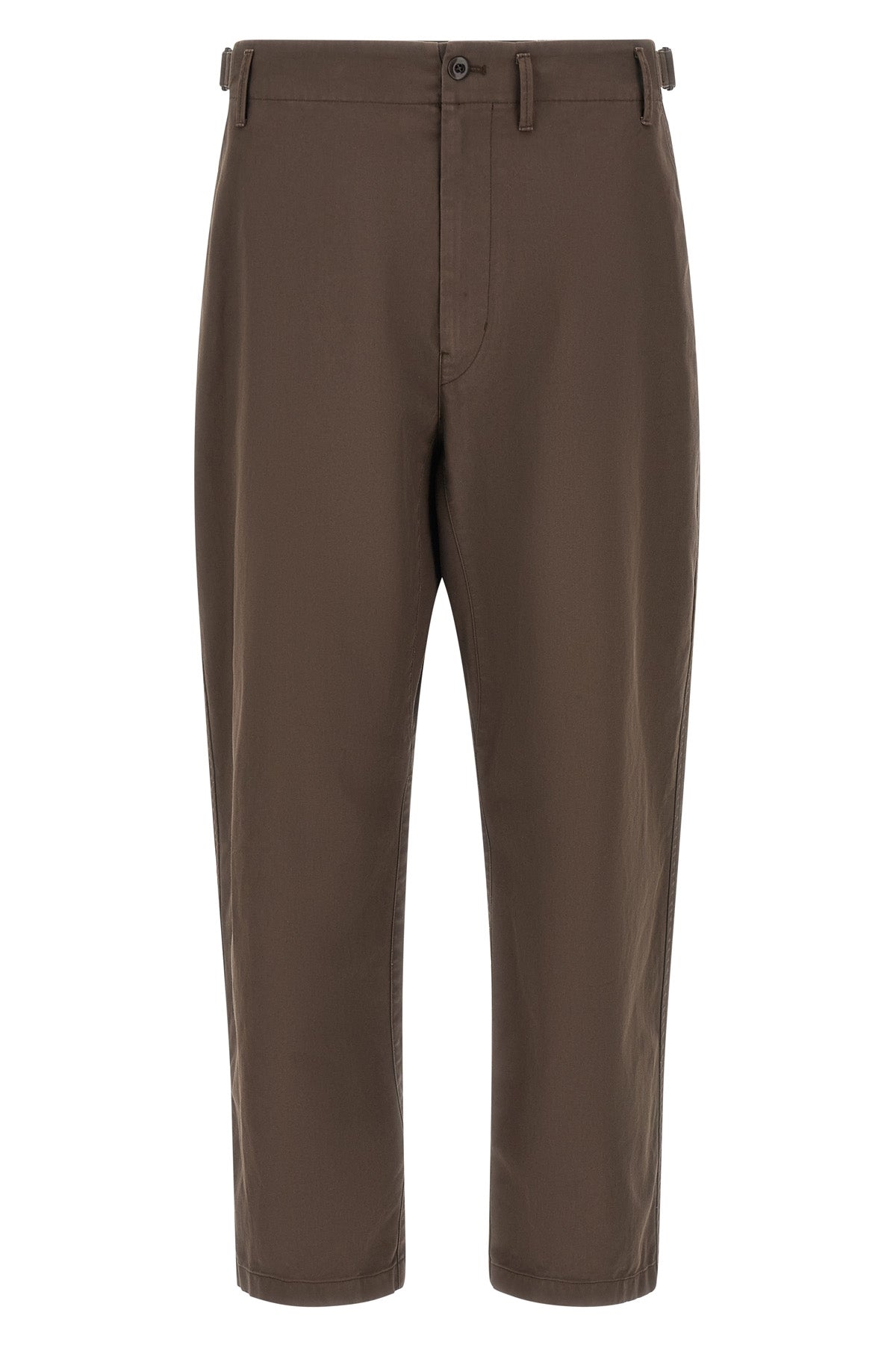 lemaire trousers in heavy cotton twill
