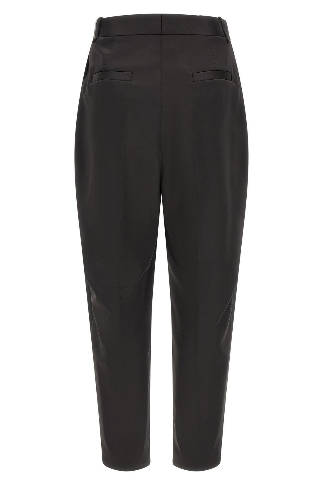 ELISABETTA FRANCHI 38 elisabetta franchi cropped pants define an essential silhouette through a rigoro