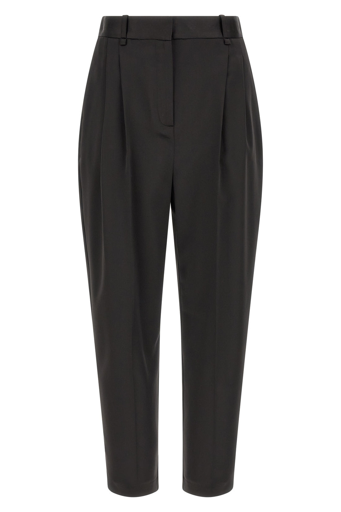 ELISABETTA FRANCHI 38 elisabetta franchi cropped pants define an essential silhouette through a rigoro