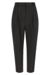 elisabetta franchi cropped pants define an essential silhouette through a rigoro