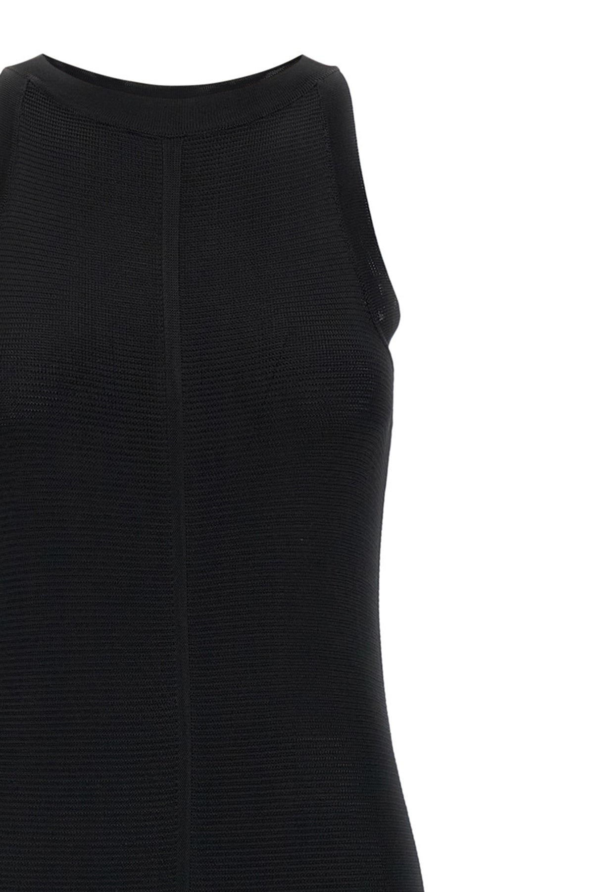 long pablo dress in viscose milano knit