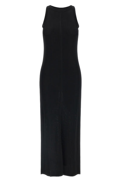 long pablo dress in viscose milano knit