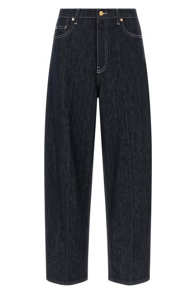 fabiana filippi jeans redefine the concept of casual clothing through a barrel s