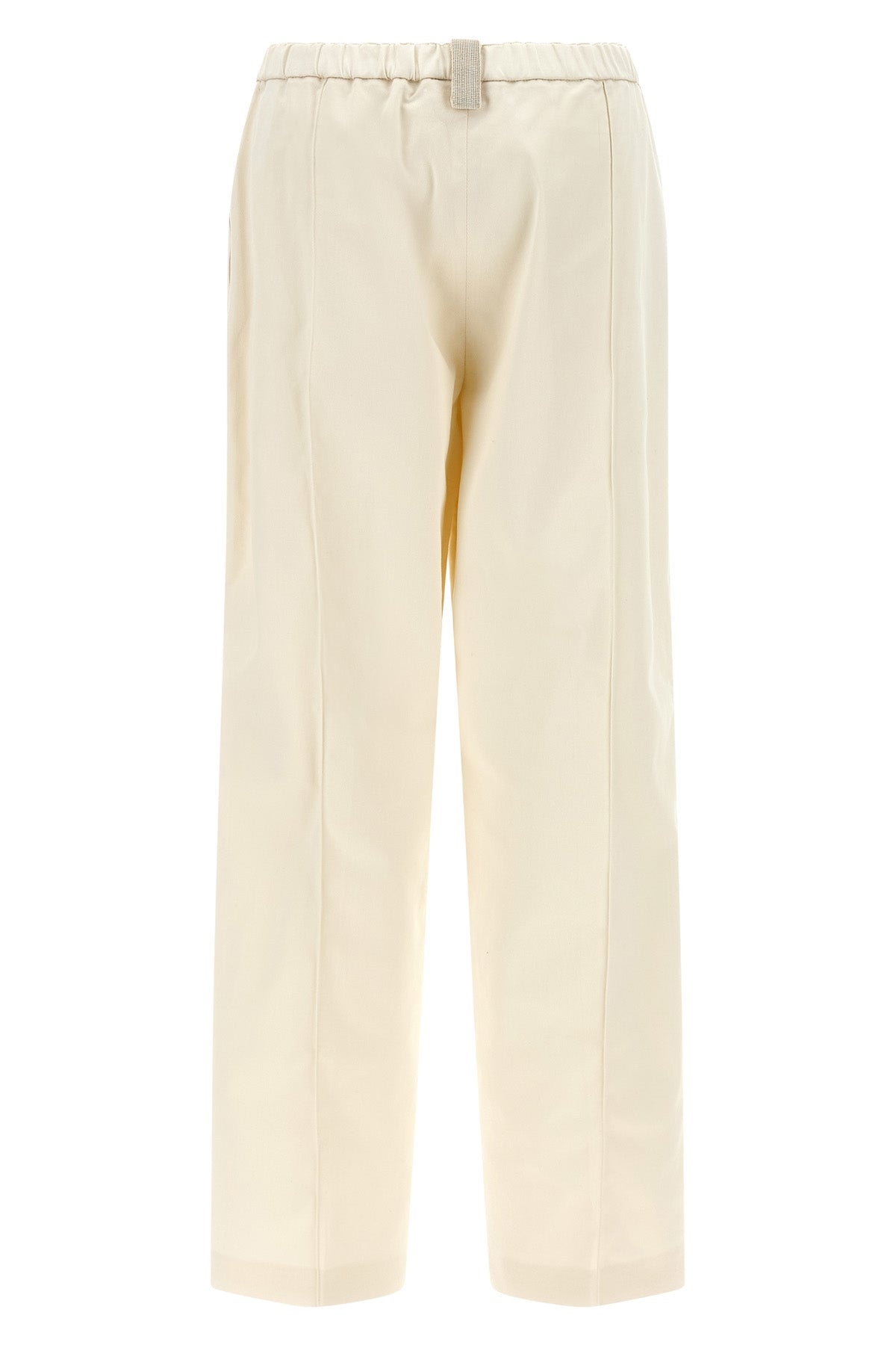 cotton gabardine trousers