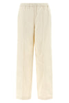 cotton gabardine trousers