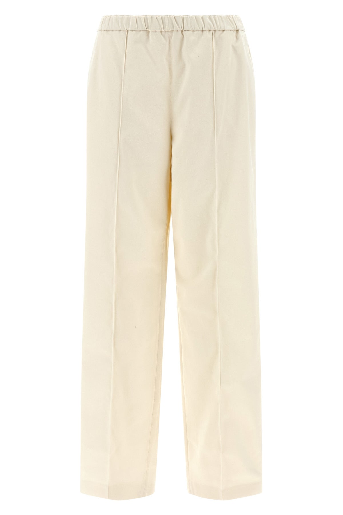 cotton gabardine trousers