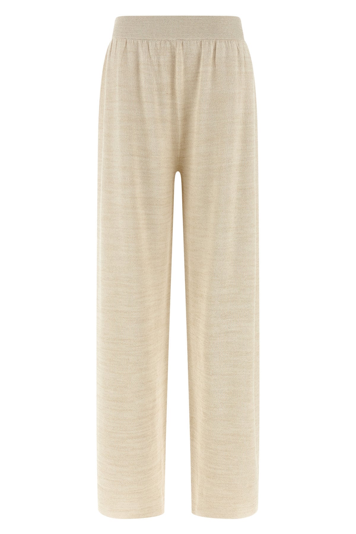 cotton blend and viscose trousers woven