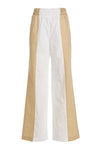 two-color cotton pants