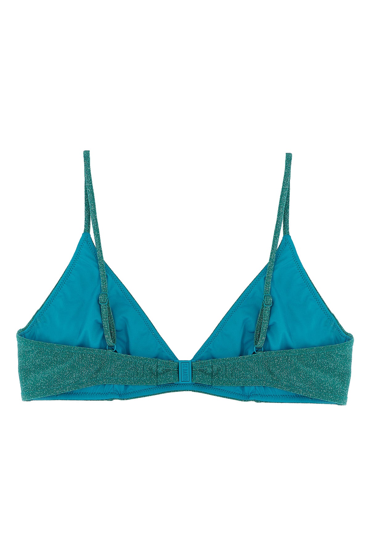 paloma bikini top in stretch lurex fabric