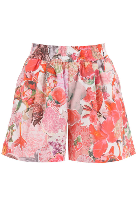 floral print shorts