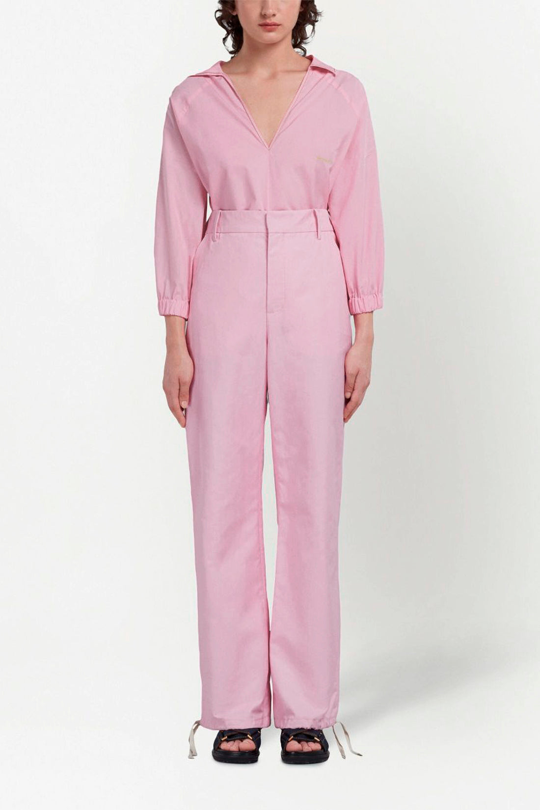 MARNI 40 linen blend pants