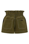 cotton gabardine shorts