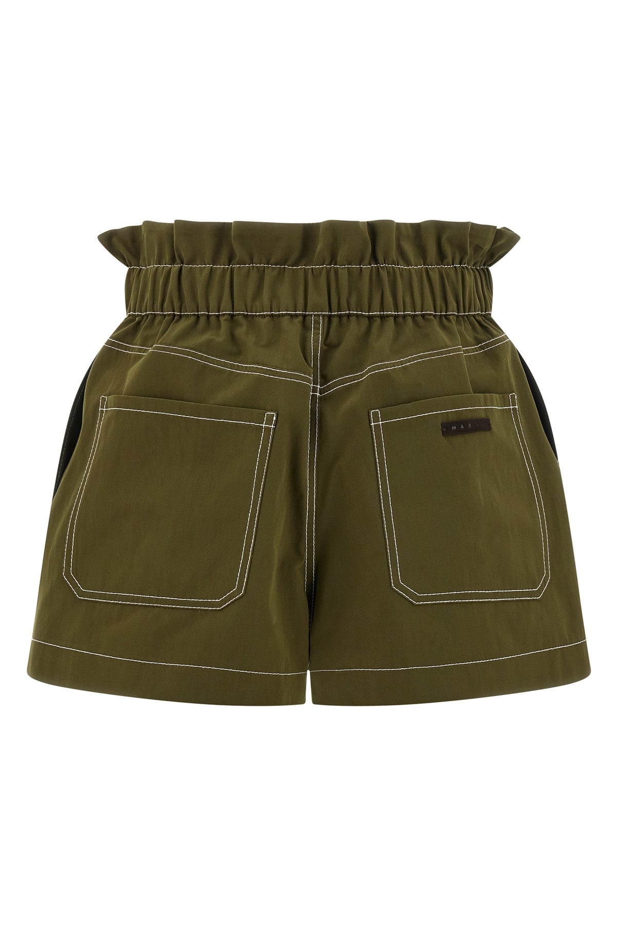 cotton gabardine shorts