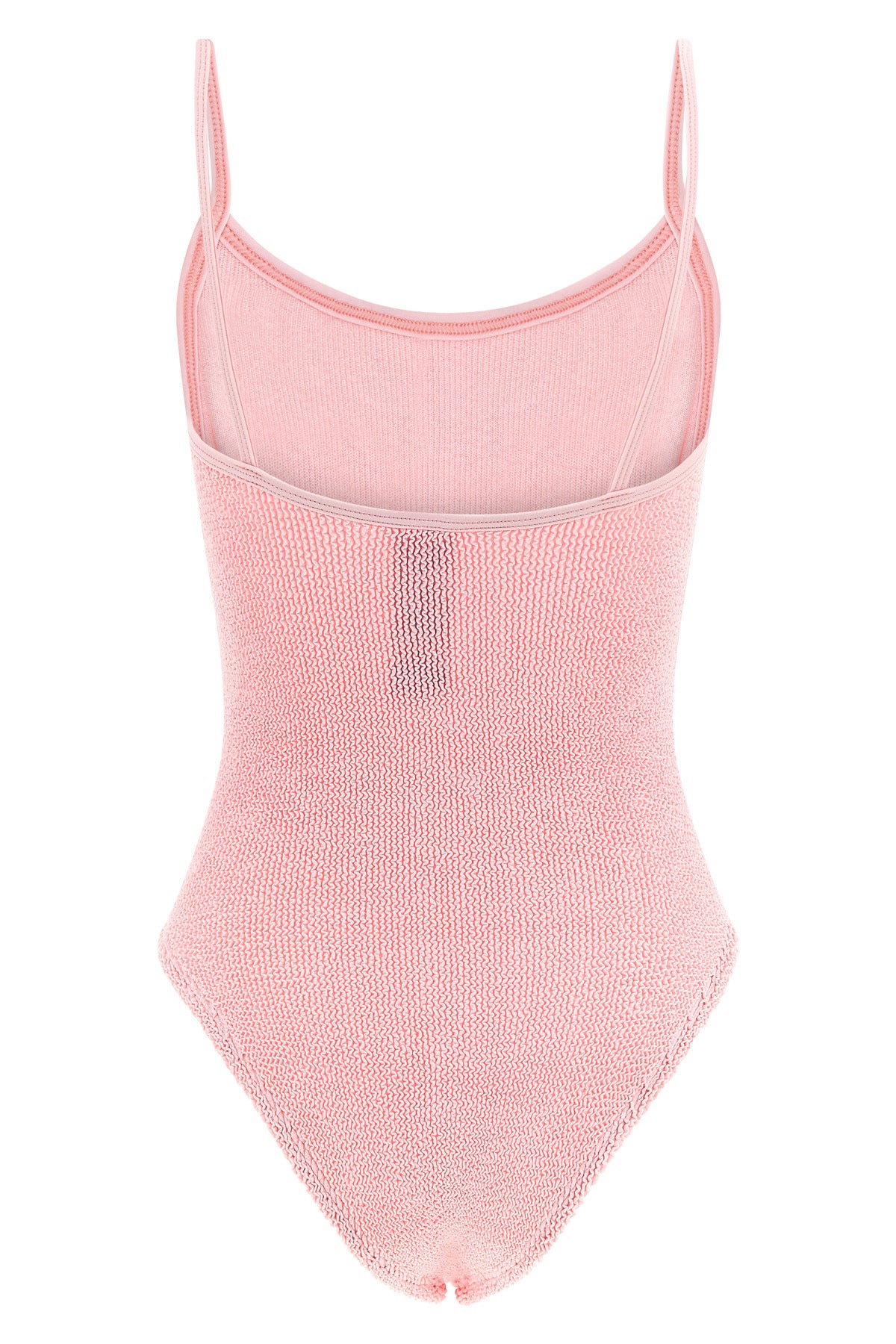 the hunza g pamela one-piece swimsuit exemplifies contemporary beachwear throu