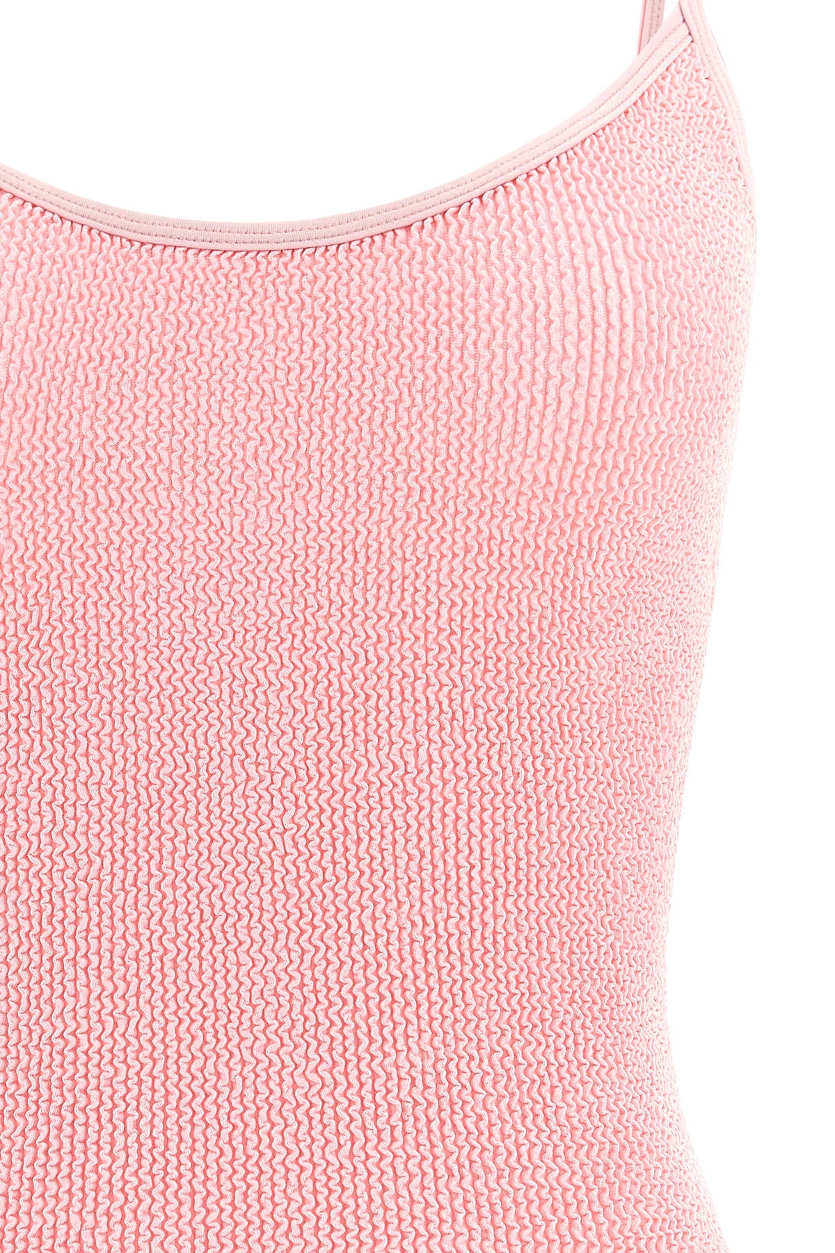 the hunza g pamela one-piece swimsuit exemplifies contemporary beachwear throu